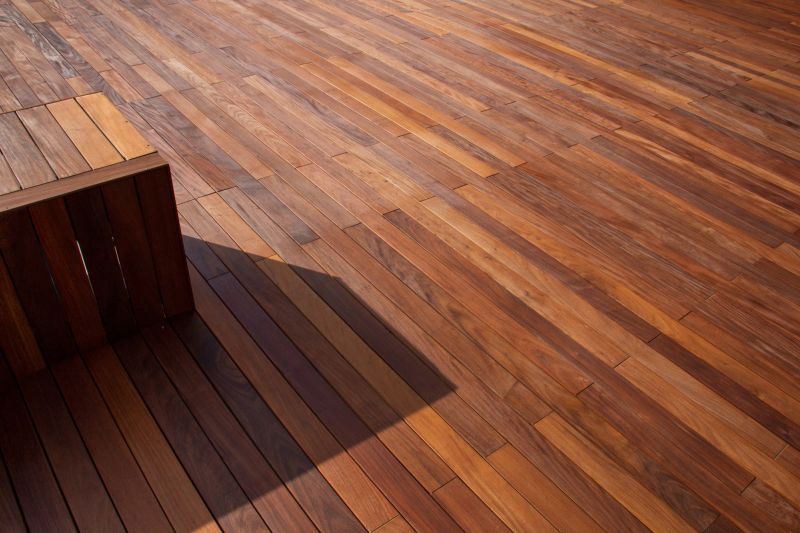 Hardwood Deck Assembly in Progress